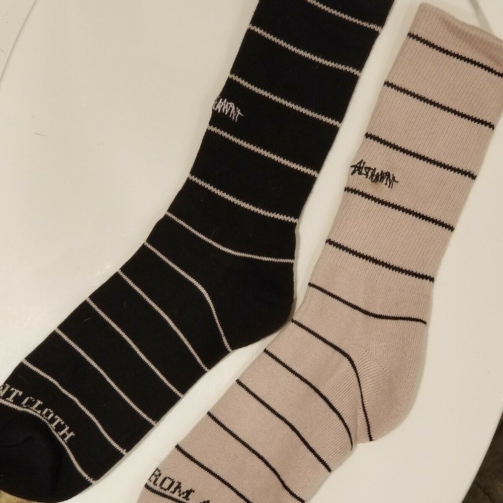 Altamont mismatched pinstripe socks OSFM